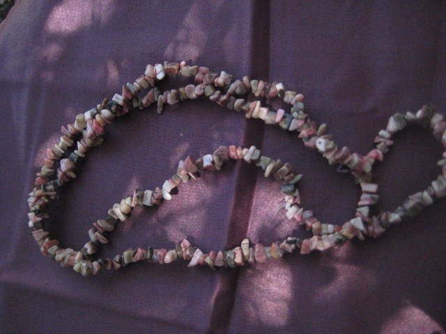 Rhodonite Necklace discovering and developing hidden talents, compassion, love generosity and altruism 2597